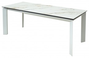 Стол CREMONA 160 KL-188 Контрастный мрамор / белый каркас, ®DISAUR в Елабуге - elabuga.mebel24.online | фото 3