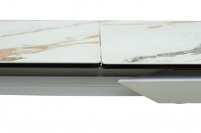 Стол CREMONA 160 KL-188 Контрастный мрамор / белый каркас, ®DISAUR в Елабуге - elabuga.mebel24.online | фото 5