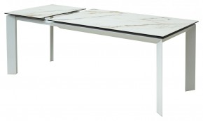 Стол CREMONA 160 KL-188 Контрастный мрамор / белый каркас, ®DISAUR в Елабуге - elabuga.mebel24.online | фото 6