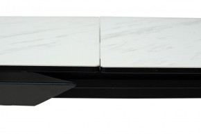 Стол CREMONA 180 KL-99 Белый мрамор матовый, итальянская керамика / черный каркас, ®DISAUR в Елабуге - elabuga.mebel24.online | фото 12