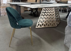 Стол ENNA 220 KL-188 Контрастный мрамор матовый, итальянская керамика/ каркас цвета шампань, ®DISAUR в Елабуге - elabuga.mebel24.online | фото 7