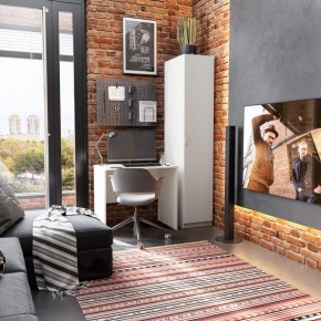 Стол КАСТОР письменный 80х50, цвет белый в Елабуге - elabuga.mebel24.online | фото