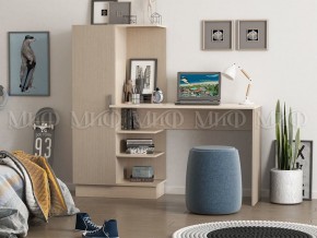 Стол компьютерный №1 (УПКФ) дуб беленый в Елабуге - elabuga.mebel24.online | фото