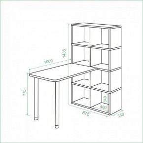 Стол компьютерный Bartolo в Елабуге - elabuga.mebel24.online | фото 2