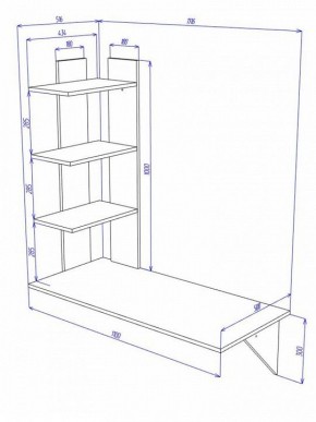Стол компьютерный Домино Cross СтТ5 в Елабуге - elabuga.mebel24.online | фото 2
