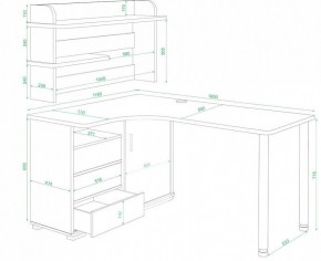 Стол компьютерный Домино нельсон СР-145М в Елабуге - elabuga.mebel24.online | фото 2