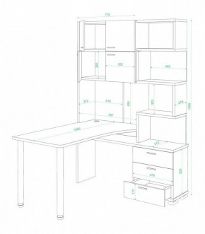 Стол компьютерный Домино нельсон СР-500М190 в Елабуге - elabuga.mebel24.online | фото 3