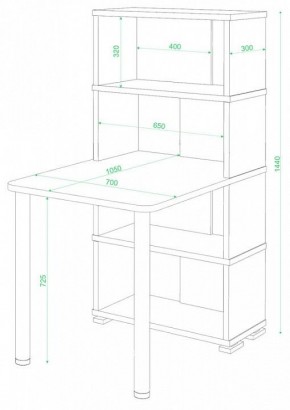 Стол компьютерный Домино СБ-10М/4 в Елабуге - elabuga.mebel24.online | фото 2