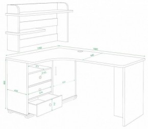 Стол компьютерный Домино СР-165 в Елабуге - elabuga.mebel24.online | фото 2