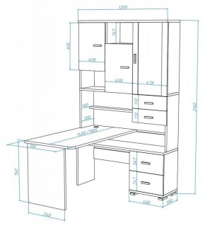 Стол компьютерный Домино СР-620/180 в Елабуге - elabuga.mebel24.online | фото 2