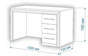 Стол компьютерный Нобиле СтЯ130+НСт130Д в Елабуге - elabuga.mebel24.online | фото 3