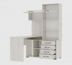 Стол компьютерный "ПКС-11" ЛЕВЫЙ (дуб крафт белый) в Елабуге - elabuga.mebel24.online | фото 2