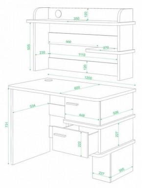 Стол компьютерный СД-15 в Елабуге - elabuga.mebel24.online | фото 2
