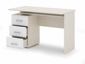 Стол компьютерный Симба Дуб белфорт-Белый глянец в Елабуге - elabuga.mebel24.online | фото 2