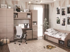 Стол компьютерный Симба Ясень шимо-Кофе с молоком в Елабуге - elabuga.mebel24.online | фото 4