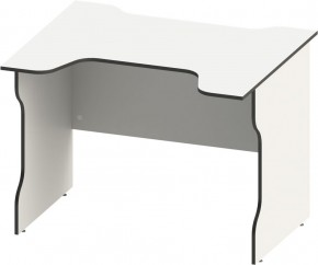 Стол компьютерный ВАРДИГ K2 100x82, белый/черный в Елабуге - elabuga.mebel24.online | фото 2
