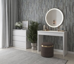 Стол косметический Энкель 100 белый в Елабуге - elabuga.mebel24.online | фото 4