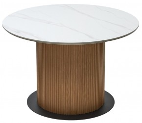 Стол MESA D120 цвет БЕЛЫЙ МРАМОР M326 / Каркас OAK, ®DISAUR в Елабуге - elabuga.mebel24.online | фото 7