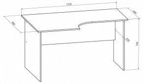 Стол офисный Офис ОФ-10 в Елабуге - elabuga.mebel24.online | фото 4