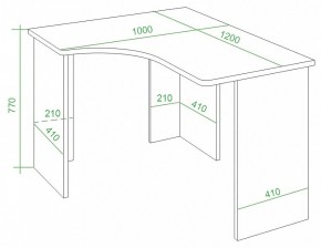 Стол письменный Домино Lite СКЛ-Угл120 в Елабуге - elabuga.mebel24.online | фото 4