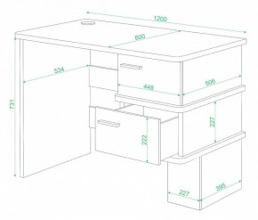 Стол письменный Домино СД-15 в Елабуге - elabuga.mebel24.online | фото 2