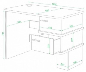 Стол письменный Домино СД-15 С в Елабуге - elabuga.mebel24.online | фото 2