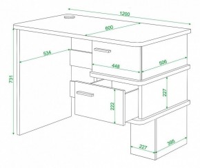 Стол письменный Домино СД-15С в Елабуге - elabuga.mebel24.online | фото 3