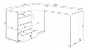 Стол письменный Домино СР-145СМ в Елабуге - elabuga.mebel24.online | фото 5