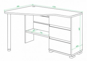 Стол письменный Домино СР-322С в Елабуге - elabuga.mebel24.online | фото 2