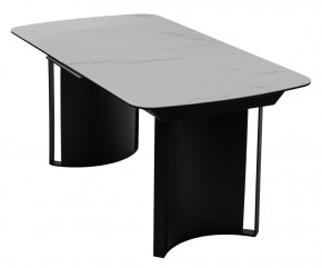 Стол RASMUS 160 TL-45 Белый мрамор, испанская керамика / черный каркас, ®DISAUR в Елабуге - elabuga.mebel24.online | фото 3