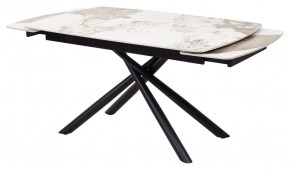 Стол RIVOLI 140 GLOSS LUXURY PANDORA SOLID CERAMIC / BLACK, ®DISAUR в Елабуге - elabuga.mebel24.online | фото 5