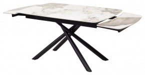 Стол RIVOLI 140 GLOSS LUXURY PANDORA SOLID CERAMIC / BLACK, ®DISAUR в Елабуге - elabuga.mebel24.online | фото 6