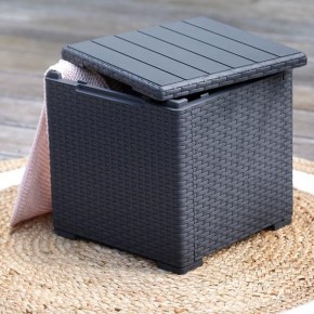 Стол с функцией хранения Виго (Vigo storage box) графит в Елабуге - elabuga.mebel24.online | фото 1