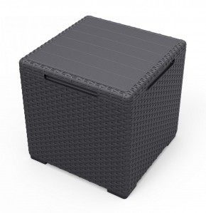 Стол с функцией хранения Виго (Vigo storage box) графит в Елабуге - elabuga.mebel24.online | фото 2