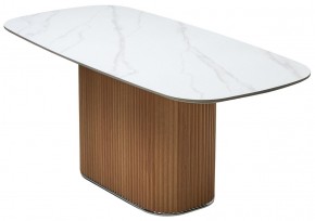 Стол TAMPA 180 цвет БЕЛЫЙ МРАМОР M326, керамика / Каркас OAK, ®DISAUR в Елабуге - elabuga.mebel24.online | фото 7