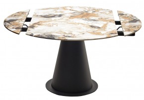 Стол TERAMO 135 GLOSS GRAND JADE SOLID CERAMIC, керамика, поворотн.механизм / Черный каркас, ®DISAUR в Елабуге - elabuga.mebel24.online | фото 14