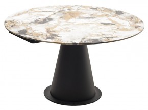 Стол TERAMO 135 GLOSS GRAND JADE SOLID CERAMIC, керамика, поворотн.механизм / Черный каркас, ®DISAUR в Елабуге - elabuga.mebel24.online | фото 15