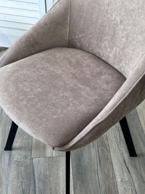 Стул CASA, 360 град. поворот. B5 Капучино, велюр / черный каркас,М-City в Елабуге - elabuga.mebel24.online | фото 3