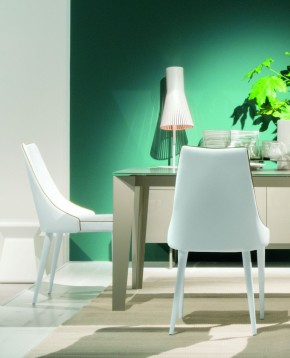 Стул CLARA 40.11 (TR505 white with sand cordonet, экокожа) в Елабуге - elabuga.mebel24.online | фото 2