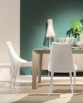 Стул CLARA 40.11 (TR505 white with sand cordonet, экокожа) в Елабуге - elabuga.mebel24.online | фото 3