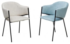 Стул ДИЛЛ, цвет RAIN 7 бриз, велюр / черный каркас М-City в Елабуге - elabuga.mebel24.online | фото 6