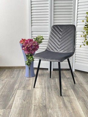 Стул DUKE BLUVEL-14 GREY, велюр / черный каркас М-City в Елабуге - elabuga.mebel24.online | фото 4