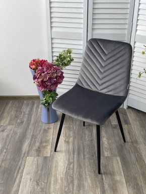 Стул DUKE BLUVEL-14 GREY, велюр / черный каркас М-City в Елабуге - elabuga.mebel24.online | фото 5