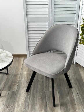 Стул DUNA 360 град. поворот. B22 Серый, велюр / черный каркас, М-City в Елабуге - elabuga.mebel24.online | фото 8