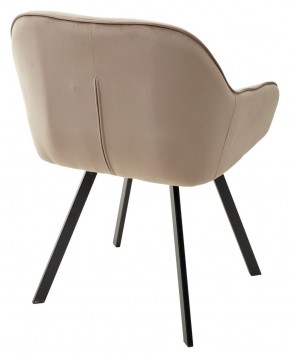 Стул GALE 360 град. поворот. BLUVEL-40 BEIGE, велюр/ черный каркас, М-City в Елабуге - elabuga.mebel24.online | фото 4