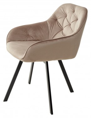 Стул GALE 360 град. поворот. BLUVEL-40 BEIGE, велюр/ черный каркас, М-City в Елабуге - elabuga.mebel24.online | фото 5