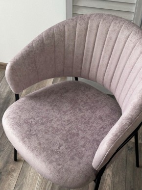 Стул ГЕММА, цвет RAIN 10 lavanda, велюр / черный каркас М-City в Елабуге - elabuga.mebel24.online | фото 5