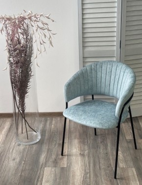 Стул ГЕММА, цвет RAIN 7 breeze, велюр / черный каркас М-City в Елабуге - elabuga.mebel24.online | фото 4