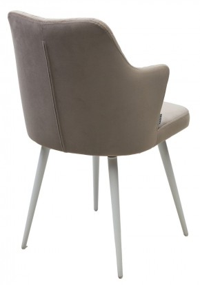 Стул HERMAN 360 град. ЛАТТЕ #25, велюр / белый каркас М-City в Елабуге - elabuga.mebel24.online | фото 5