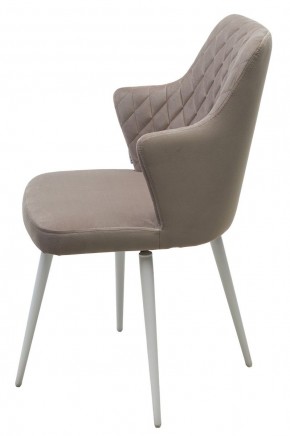 Стул HERMAN 360 град. ЛАТТЕ #25, велюр / белый каркас М-City в Елабуге - elabuga.mebel24.online | фото 6